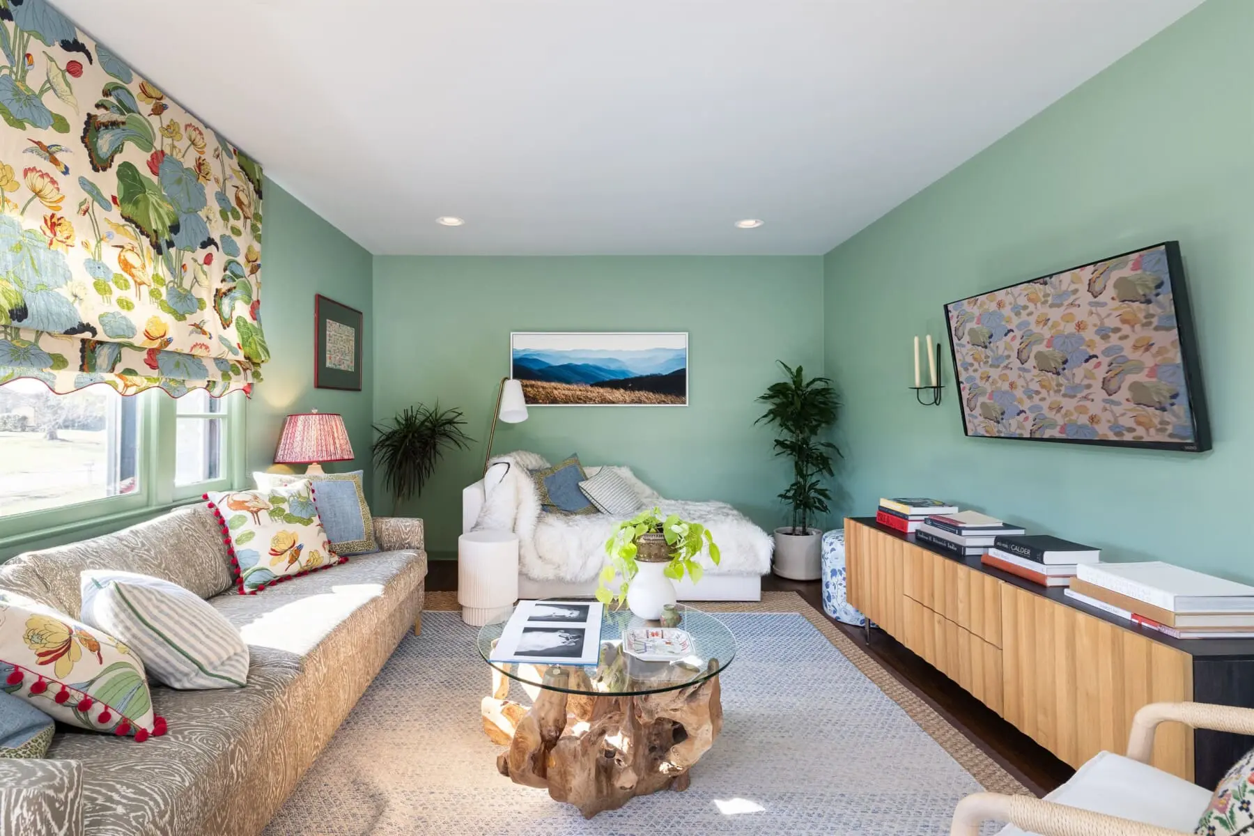 Blooming Bungalow interior — eclectic maximalist design in East Nashville