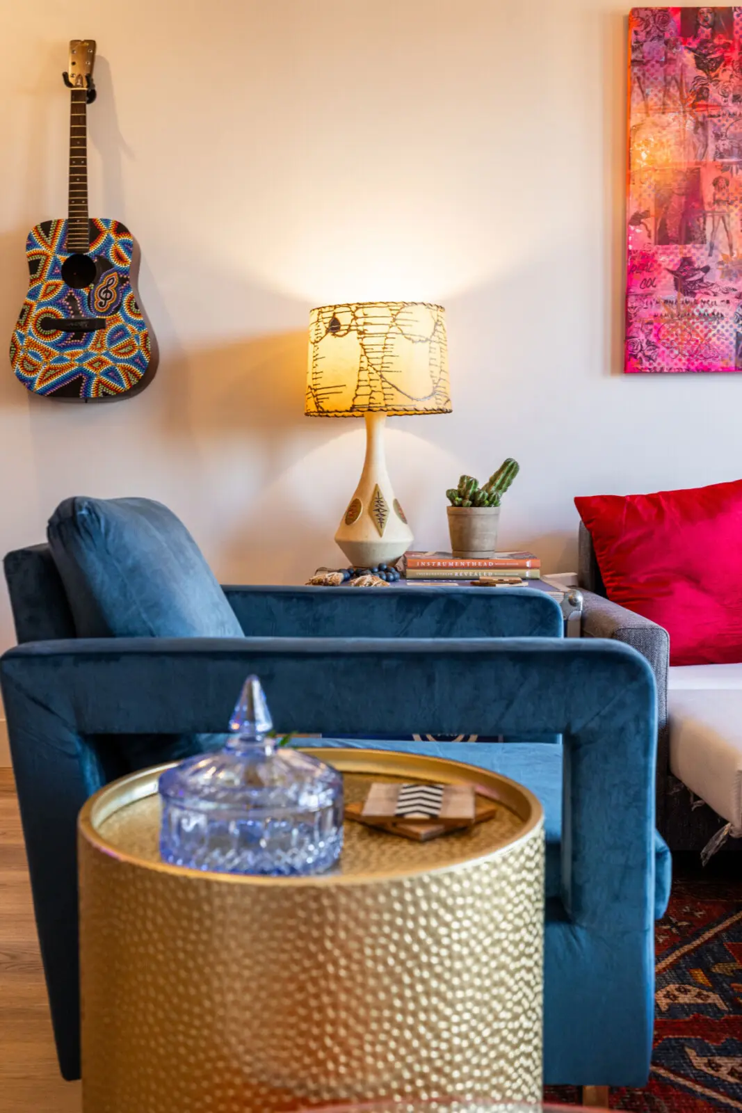 Honky Tonk Party Pad 1 detail shot Nashville vacation rental Music City Magnolia