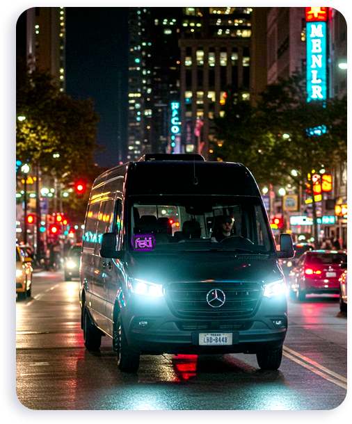 Fetii group party bus shuttle Nashville stadium events and airport transfers