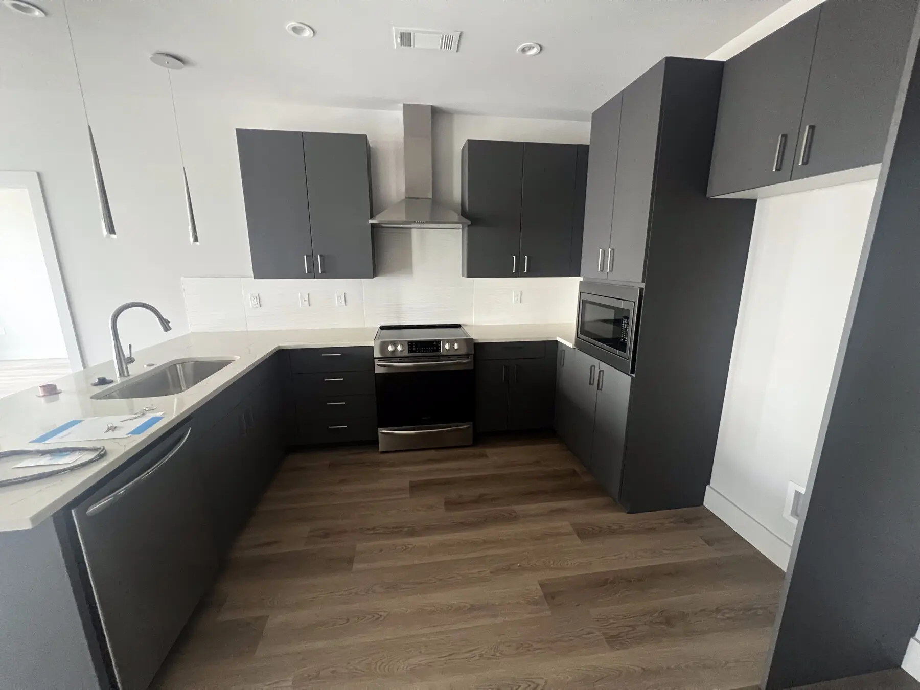 Nashville vacation rental before renovation, kitchen, Music City Magnolia