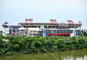Nissan Stadium in Nashville, home of the Tennessee Titans