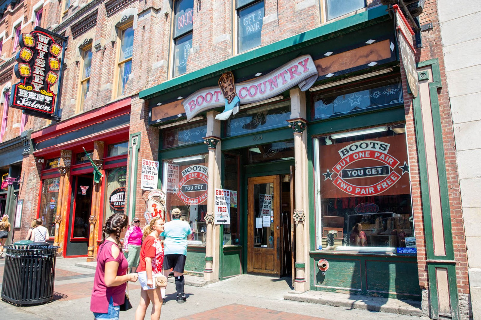 Boot Country storefront in Downtown