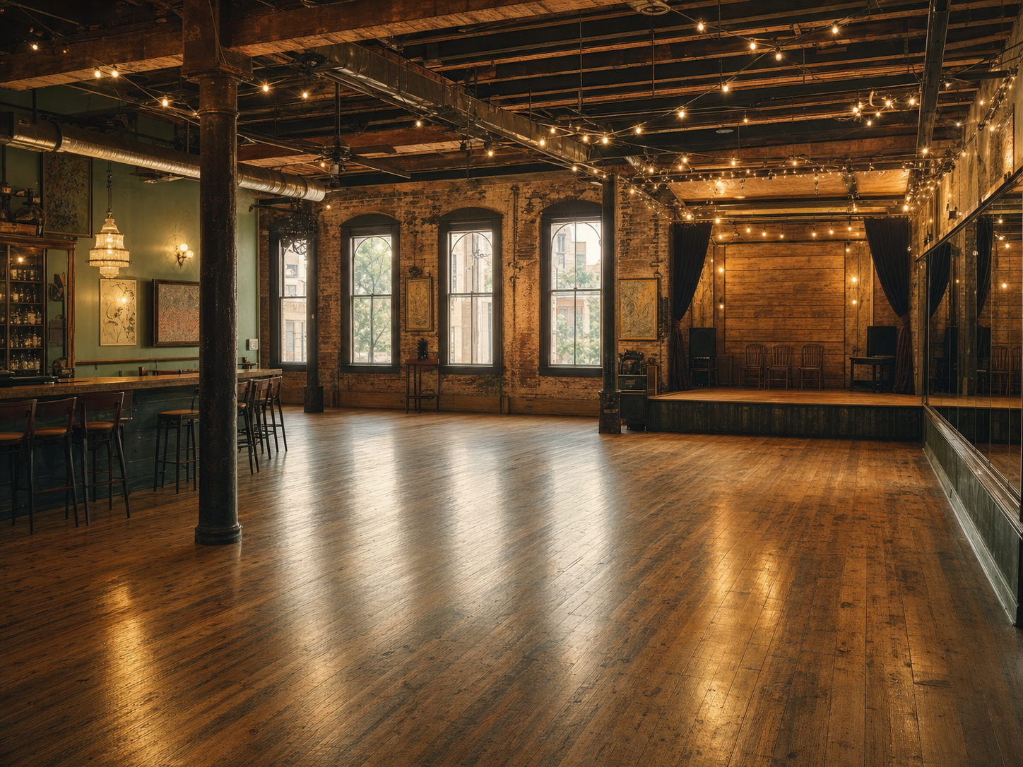 Acme Feed and Seed downtown Nashville — line dancing on Broadway
