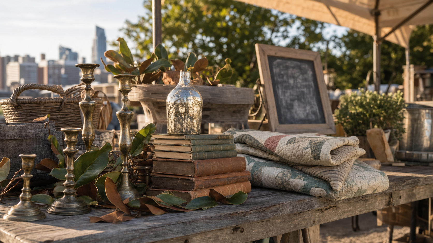 Nashville flea market and estate sale section divider