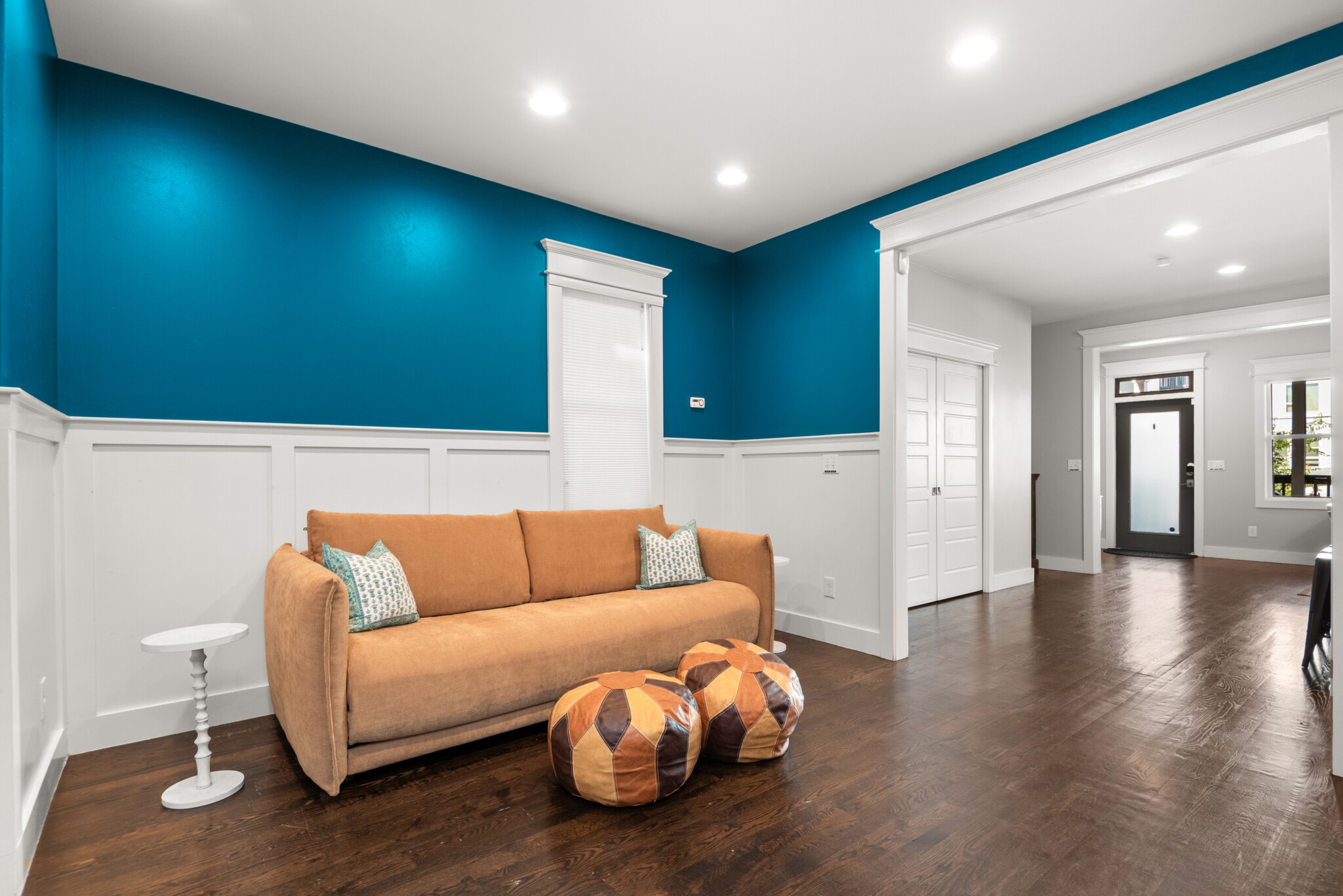 Open Concept 4th Bedroom (Downstairs with Half-Bath) — Cumberland Retreat, Music City Magnolia East Nashville rental near Nissan Stadium