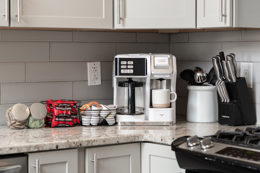 Combo Drip-Pot + K-Cup Machine — Cumberland Retreat, Music City Magnolia East Nashville rental near Nissan Stadium