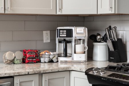 Combo Drip-Pot + K-Cup Machine — Cumberland Retreat, Music City Magnolia East Nashville rental near Nissan Stadium