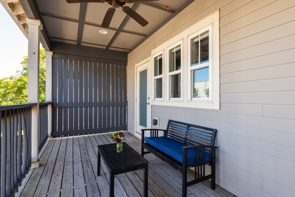 Top Deck (Upstairs - Primary Ensuite) — Cumberland Retreat, Music City Magnolia East Nashville rental near Nissan Stadium